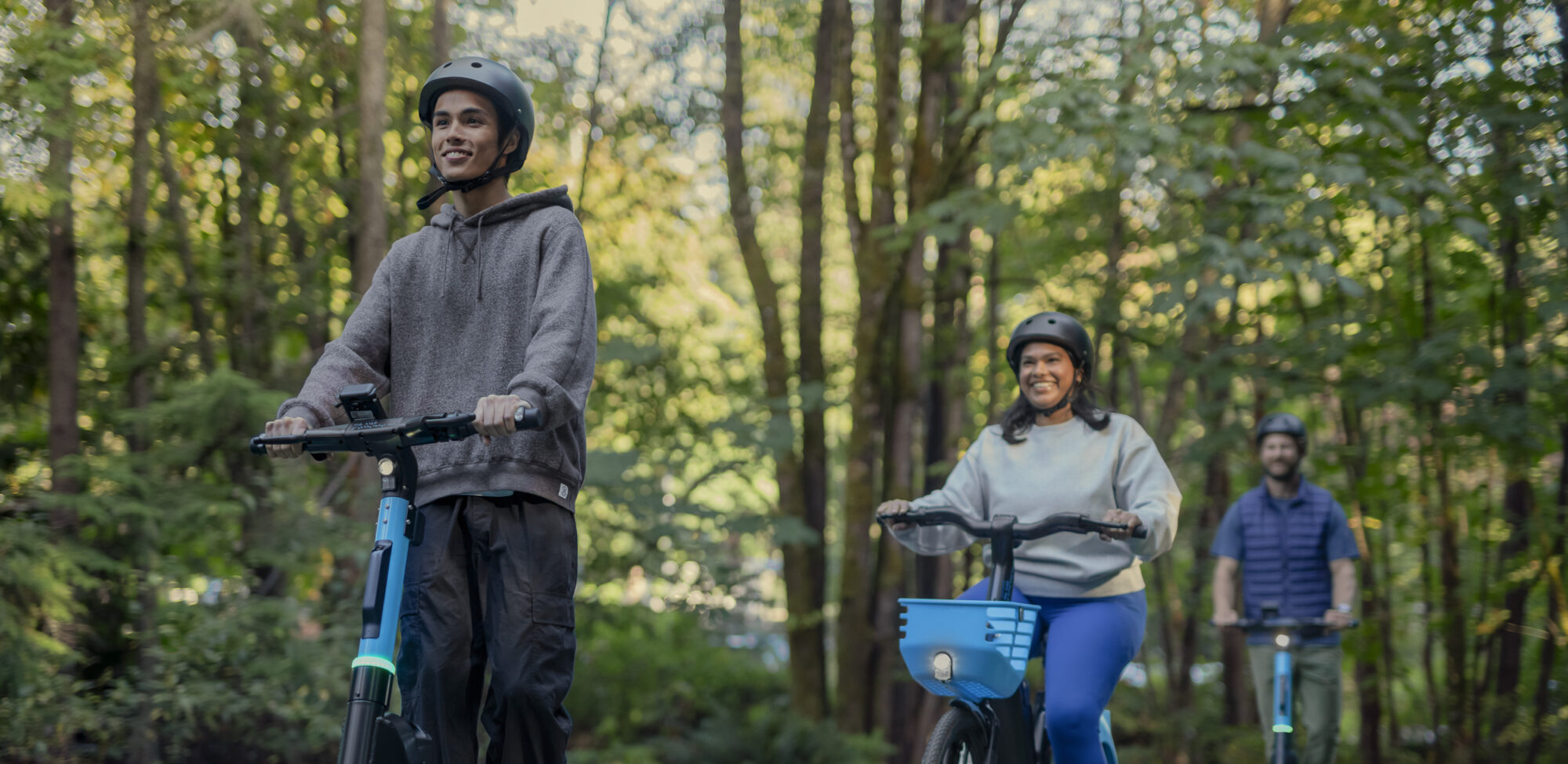 Explore with E-Scooters and more Evolve bike share stations